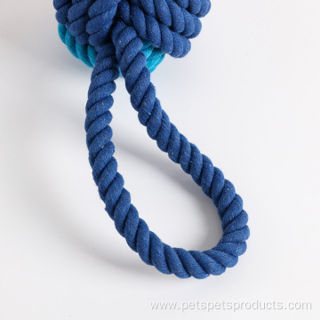 Bite Resistant with Hand Cotton Rope Dog Toy